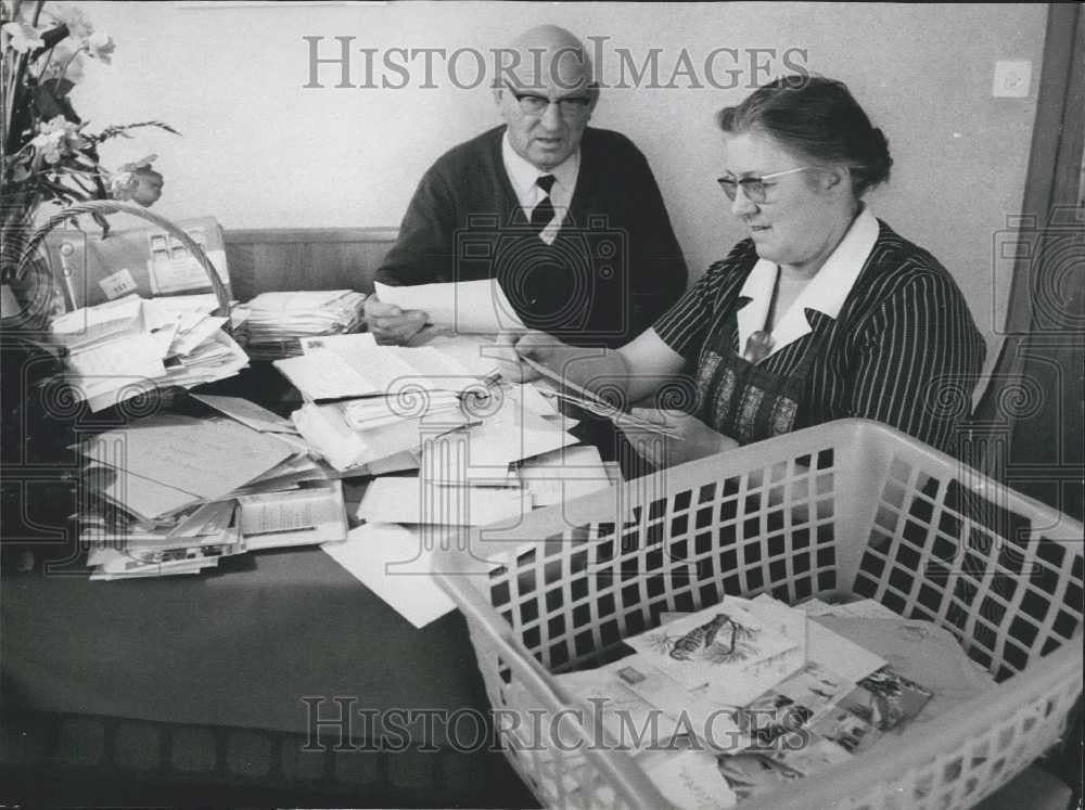 1972 Press Photo Telegrams and letters For Parents Of Marie-Theres Nadig - Historic Images