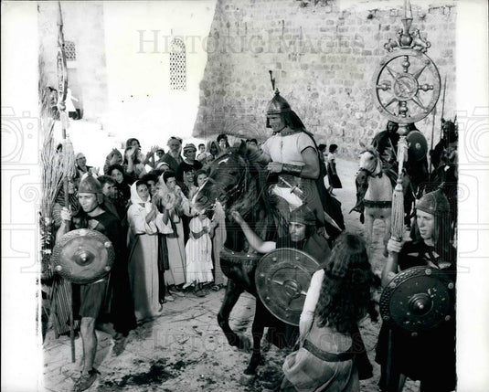 Press Photo Recreation of homecoming of David - KSB18257 - Historic Images