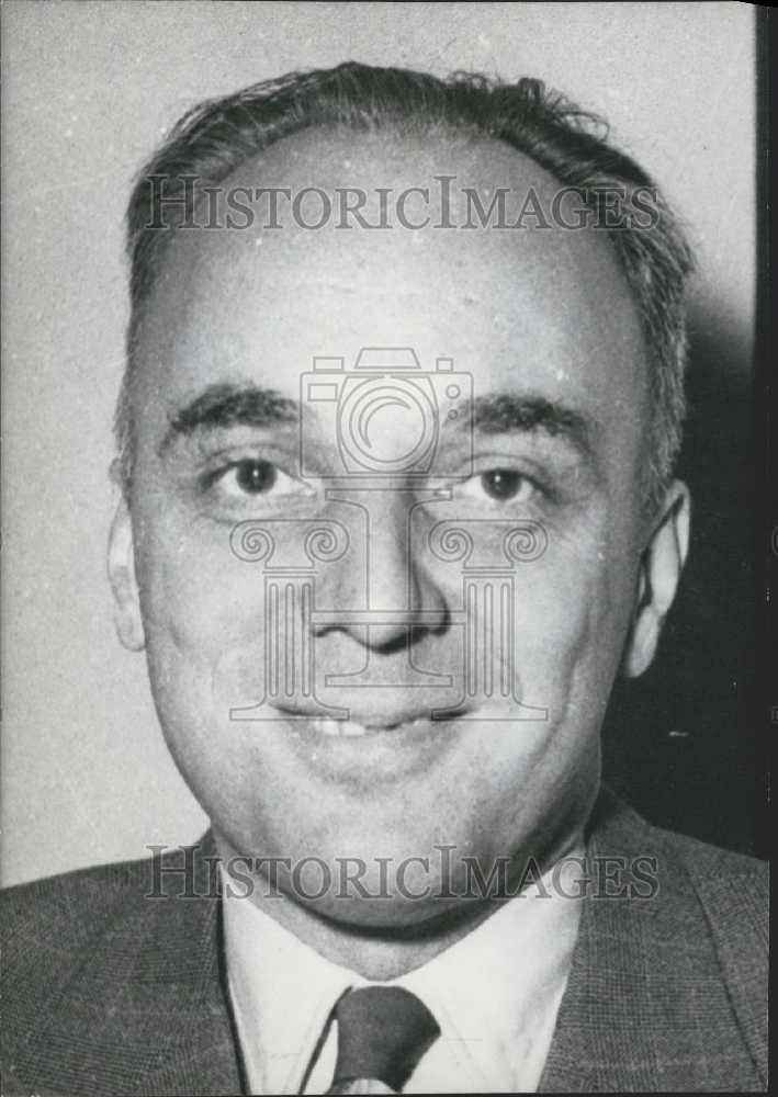 1958 Press Photo M. Guillaumat Appointed ad a Minister of Armed Forces - Historic Images