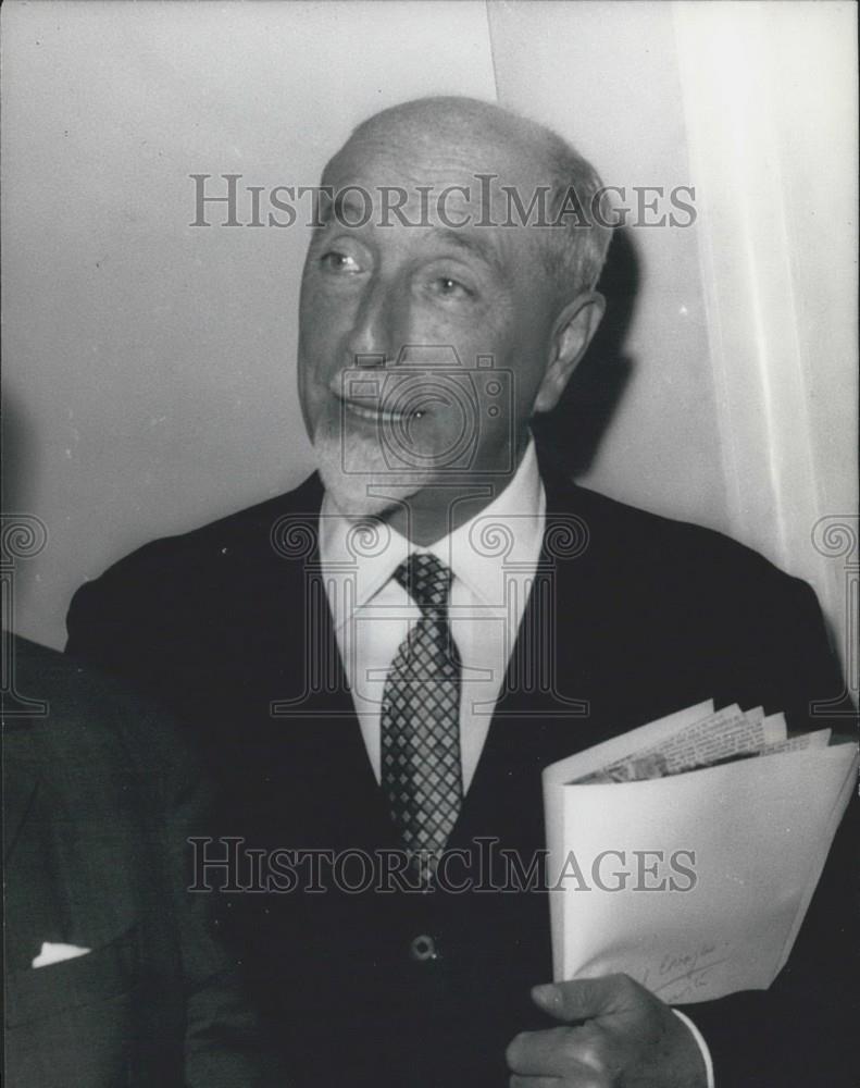 Press Photo Giuseppe Medici, Foreign Minister - Historic Images