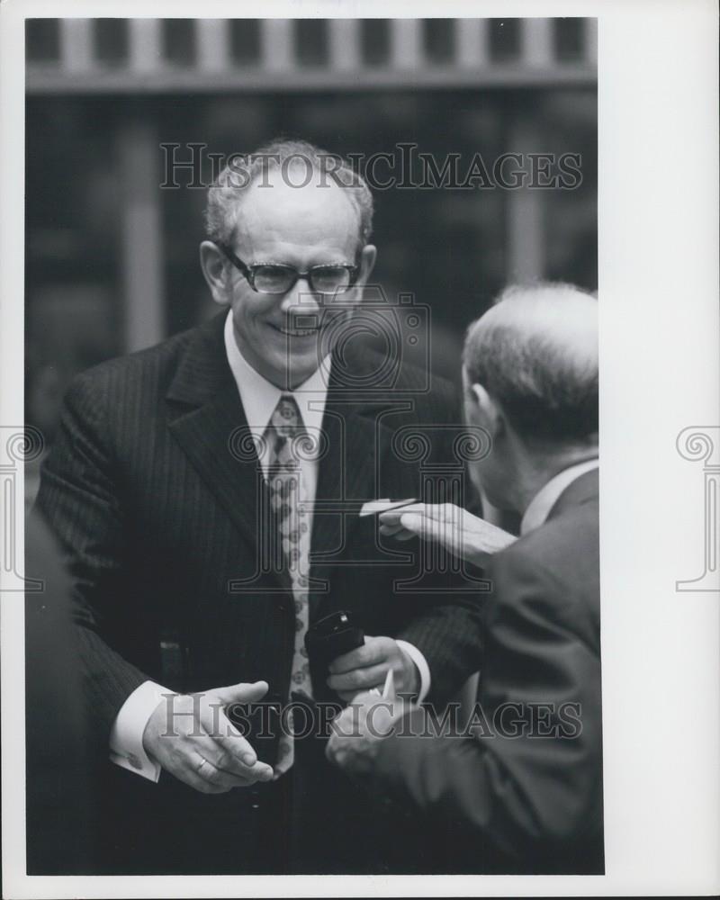 1972 Press Photo UN President of Gen Assembly Polish Stanislaw Trepczynski. - Historic Images