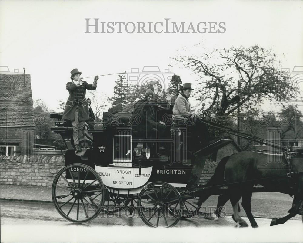 1967 Press Photo 18th Century Coach, Shipston-on-Stour - Historic Images
