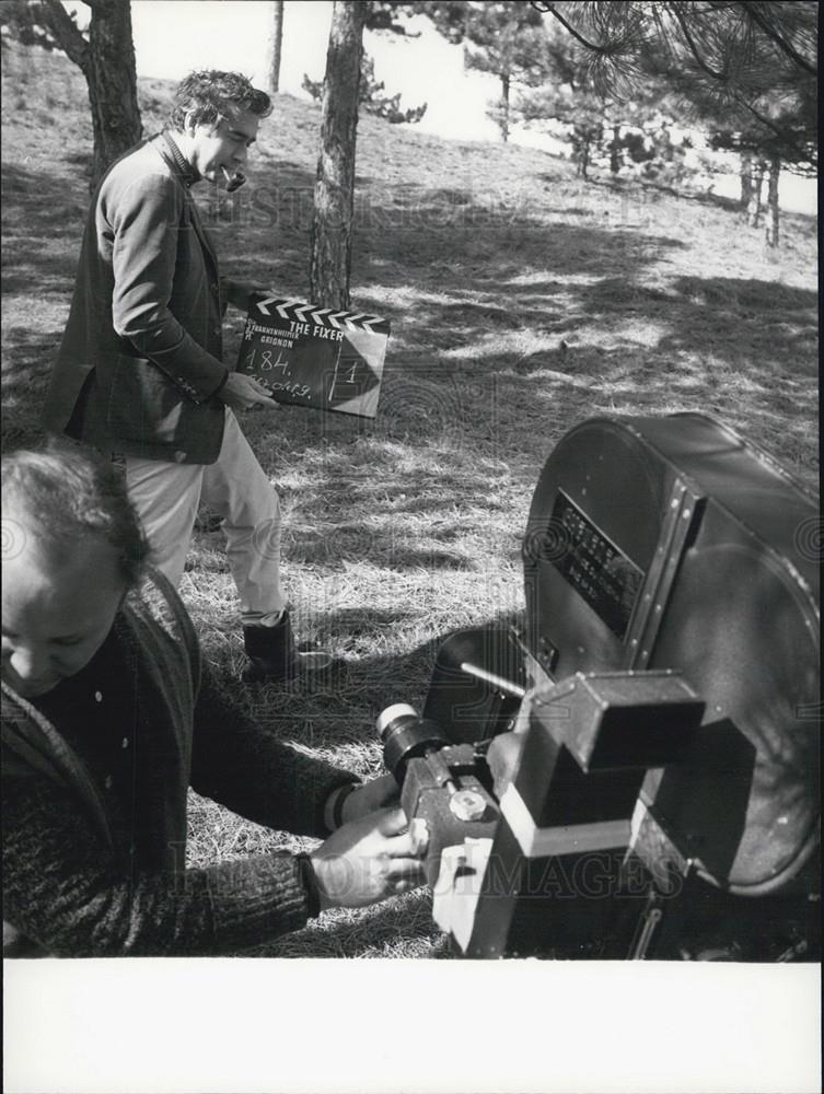 Press Photo Director Of The Fixer, Metro Goldwyn Mayer Film Produced In Hungary - Historic Images