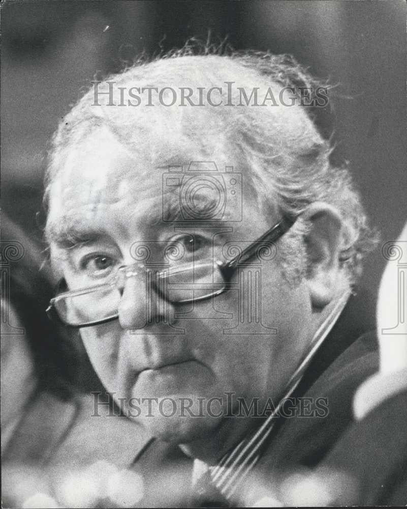 1980 Press Photo Joe Gormley/Nation Union Mineworkers - Historic Images