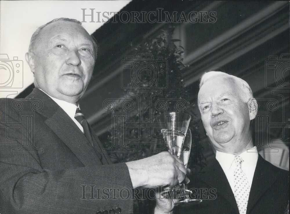 1959 Press Photo Dr Luebke Elected President of Western Germany - Historic Images