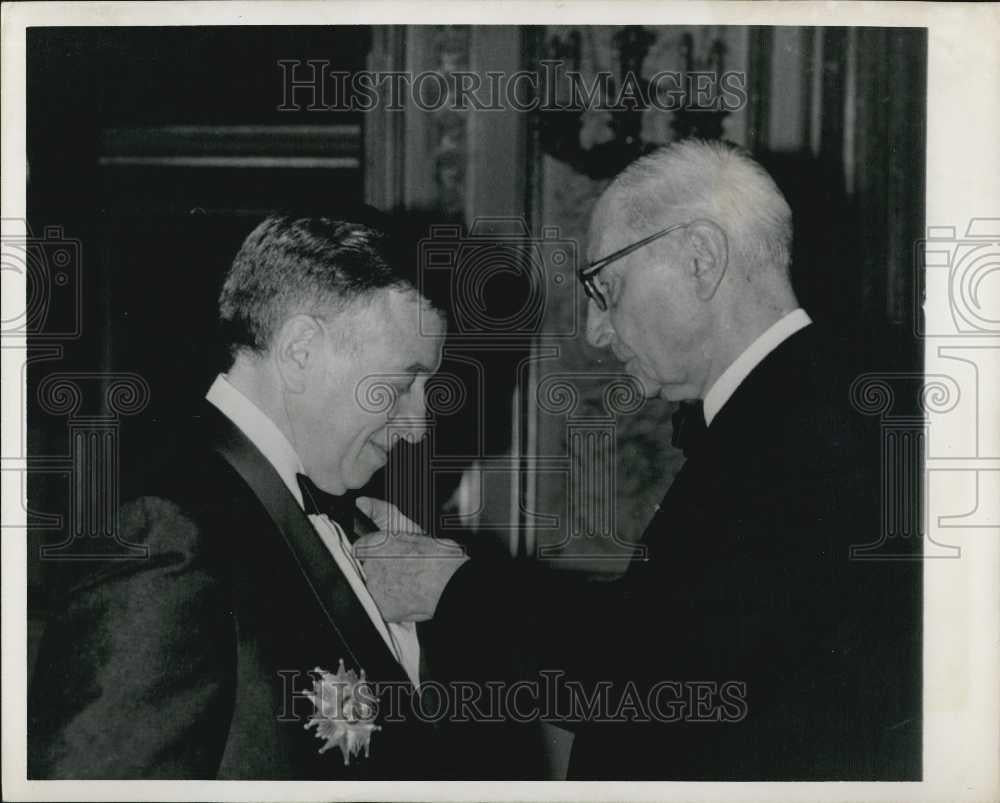 1962 Press Photo A.N. Spanel, President of International Latex Corporation - Historic Images