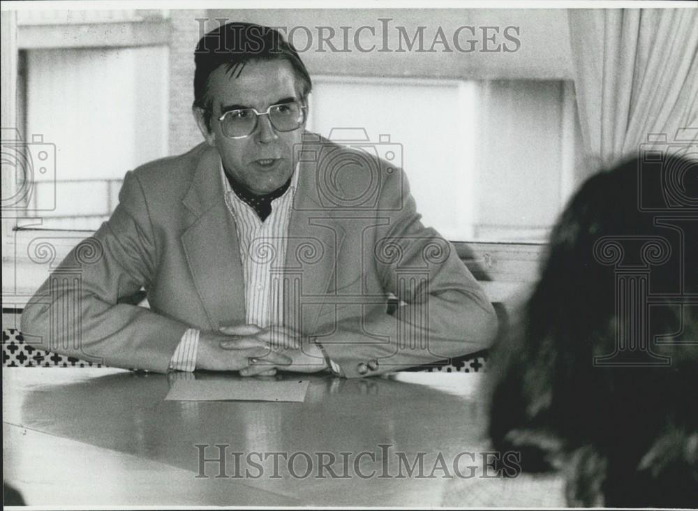 Press Photo Dr. Hans Hirsch of Germany - Historic Images