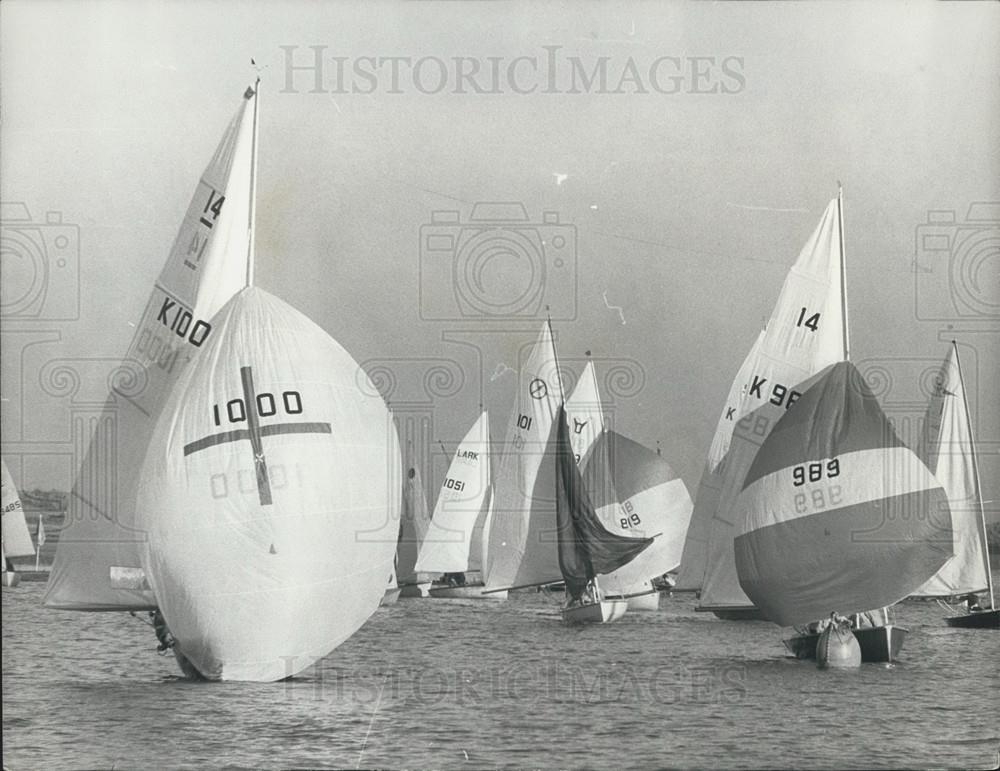 1973 Press Photo Yachting At Burnham-On-Crouch - Historic Images