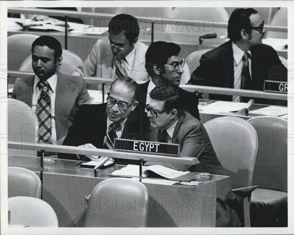 1978 Press Photo Meguid Egyptian Foreign Minister - Historic Images