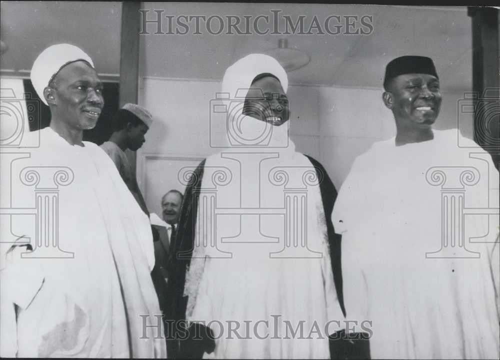 1960 Press Photo Nigerian Prime Minister Sir Abubaker Tafawa Belewe - Historic Images