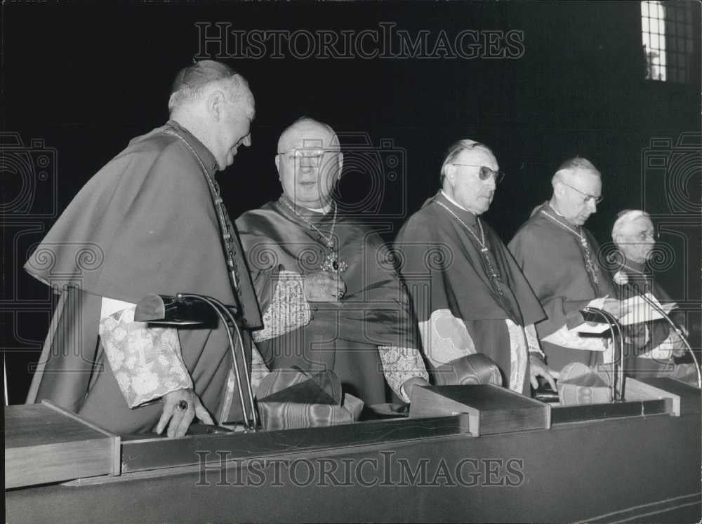 1965 Press Photo The labours of the 4th Session of the Ecumenical Council - Historic Images