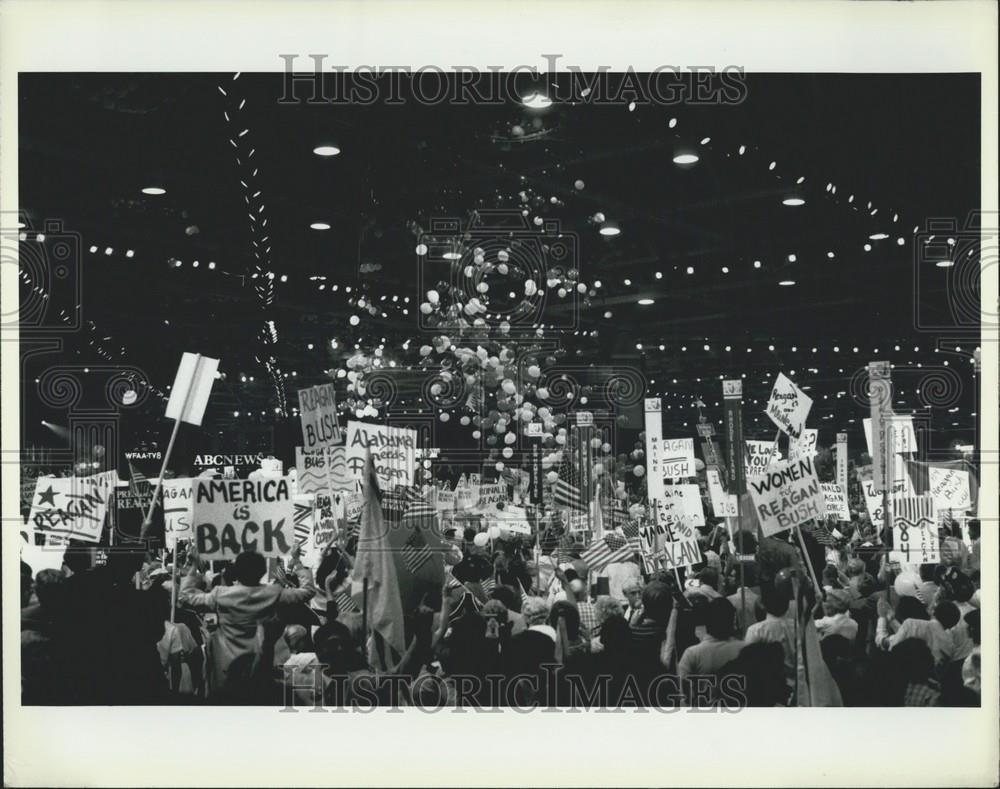 Press Photo Election delegation to nominate Reagan - Historic Images