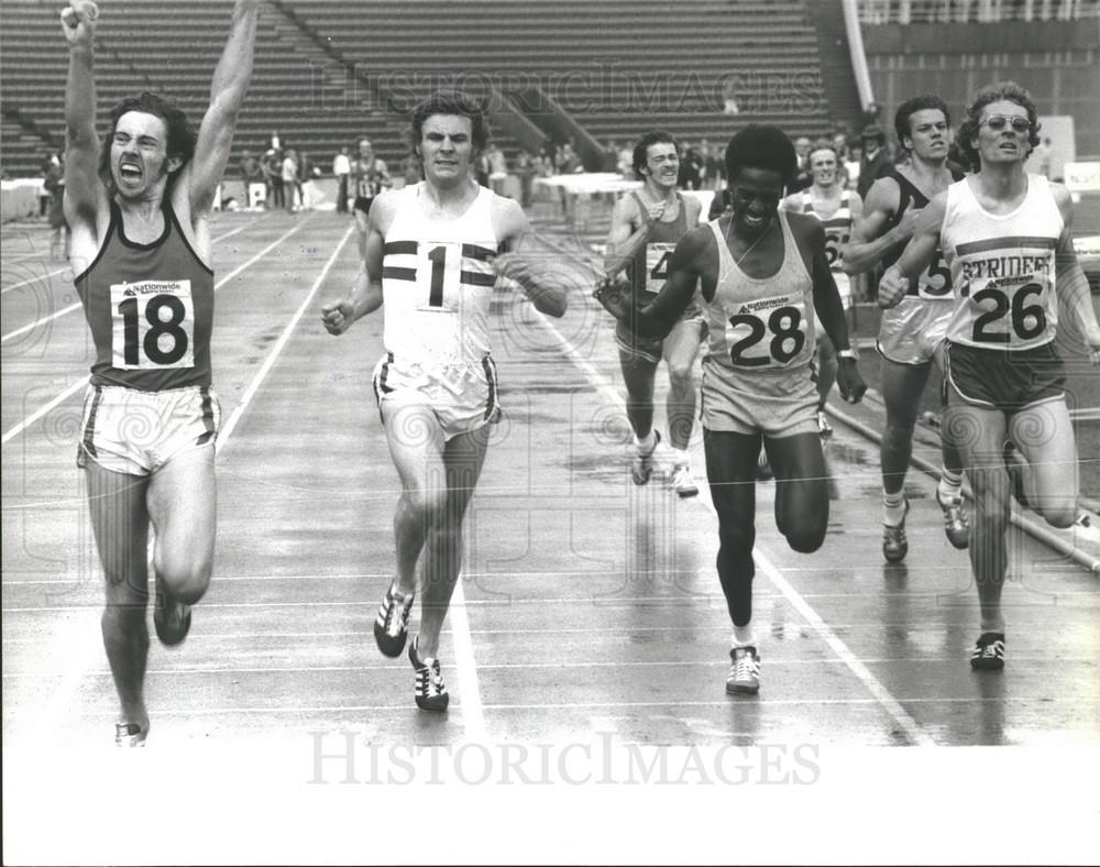 1974 Press Photo Steven Ovett Wins 800 Meter AAA Championships Crystal Palace - Historic Images