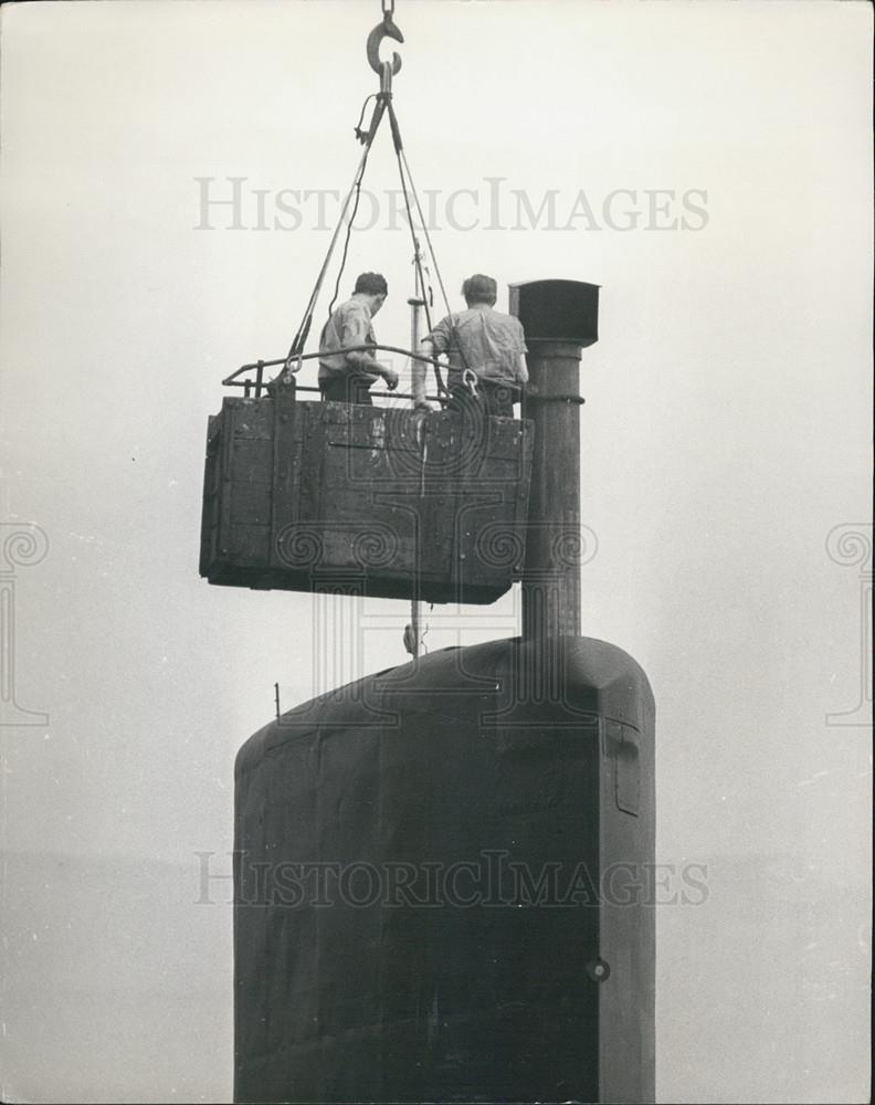 1969 Press Photo Nuclear Powered Fleet Submarine HMS Valiant In Southampton - Historic Images