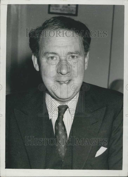1955 Press Photo British Labour Party Leader Hugh Gaitskell - Historic Images
