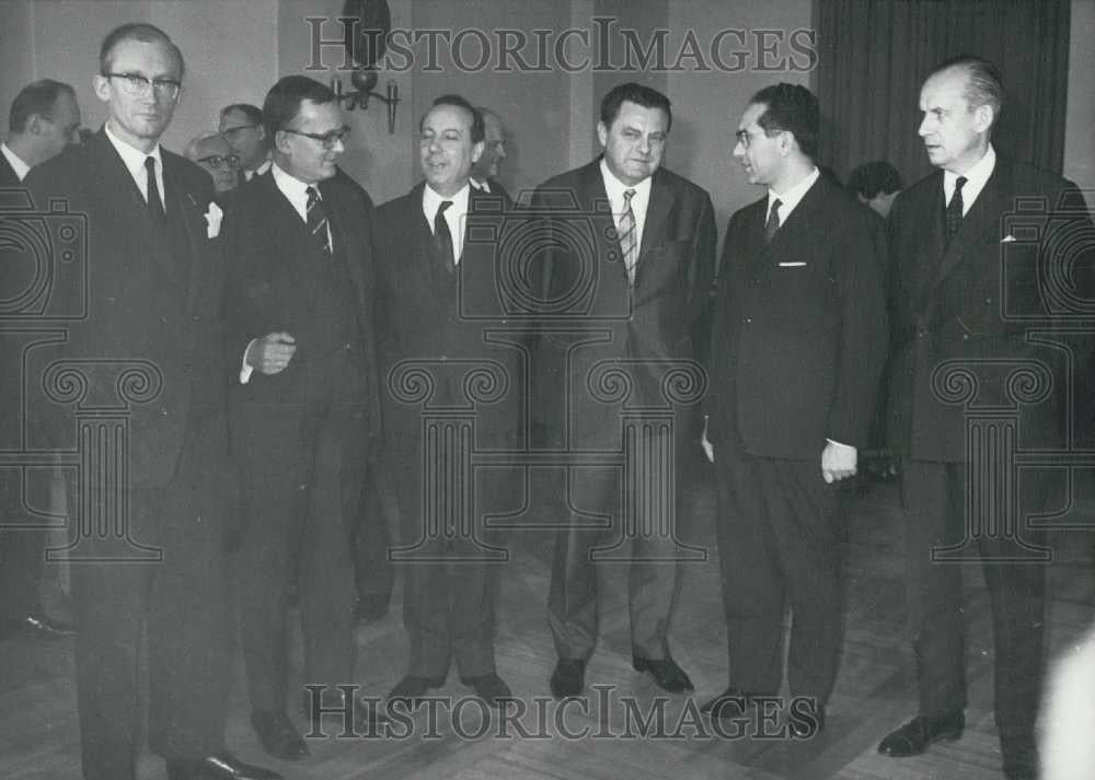 1967 Press Photo Meeting of EWG Ministers of Finances In Munich - Historic Images