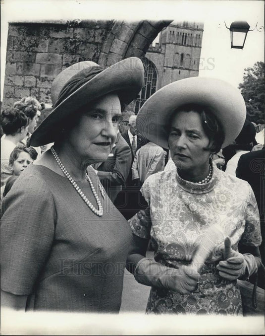 1969 Press Photo Rosemary De Laszlo Former Wife Peter Townsend Mrs. Assheton - Historic Images