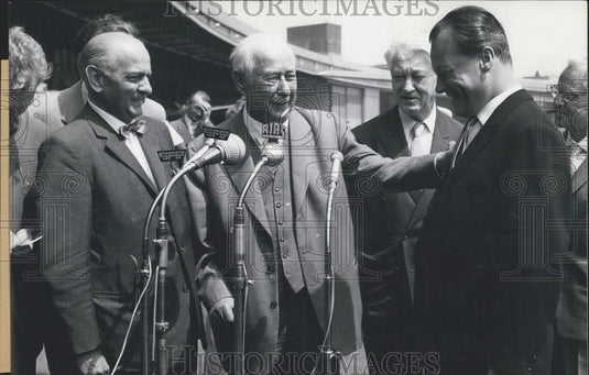 1960 Press Photo Old President Federal Republic Berlin Prof. Theodor Heuss - Historic Images