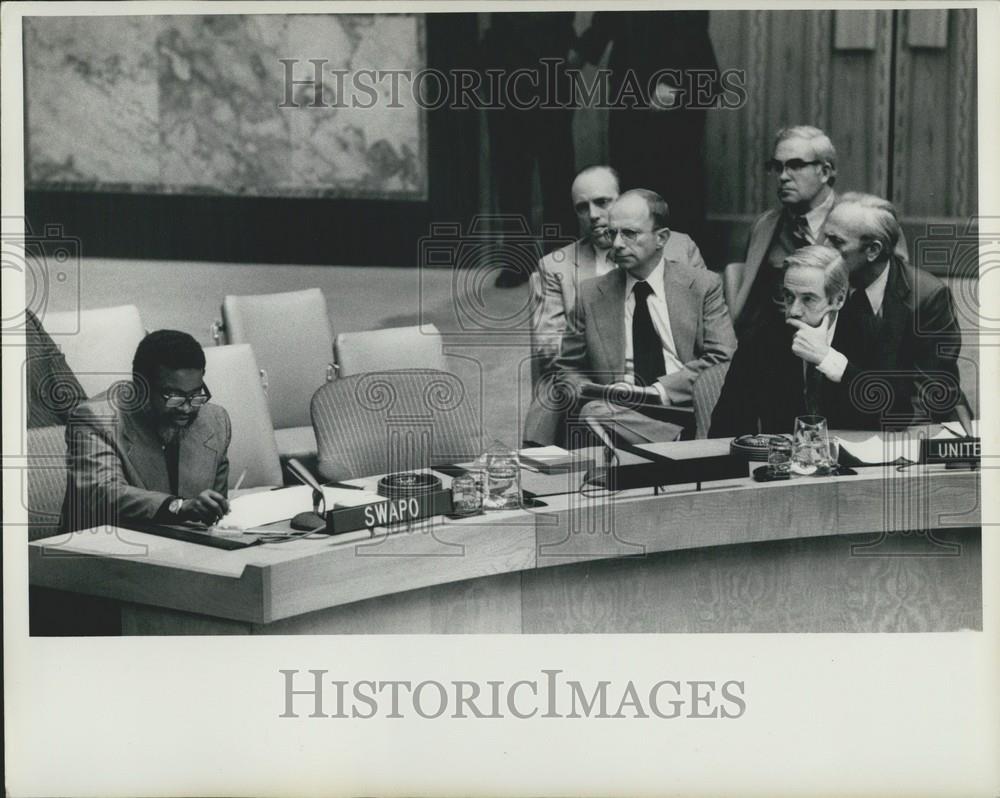 Press Photo SWAPO delegate Sam Nujoma - Historic Images