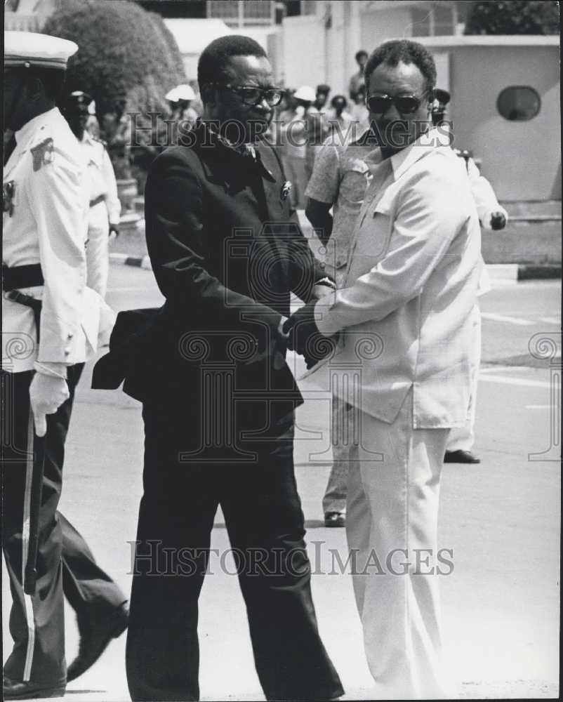 Press Photo African Leaders at OAU Summit in Khartoum, Sudan Zaire President - Historic Images