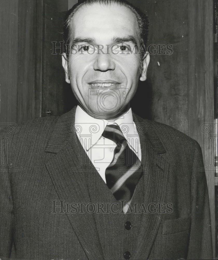 Press Photo Second Minister, Transport, Wialistras Of Greece - Historic Images