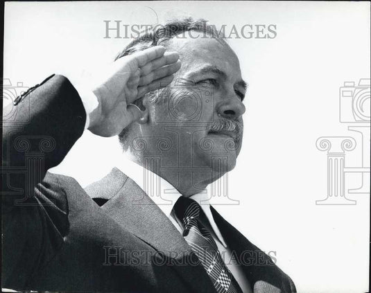 Press Photo Hussein El-Shaffi, Vice-President of Arab Republic of Egypt - Historic Images