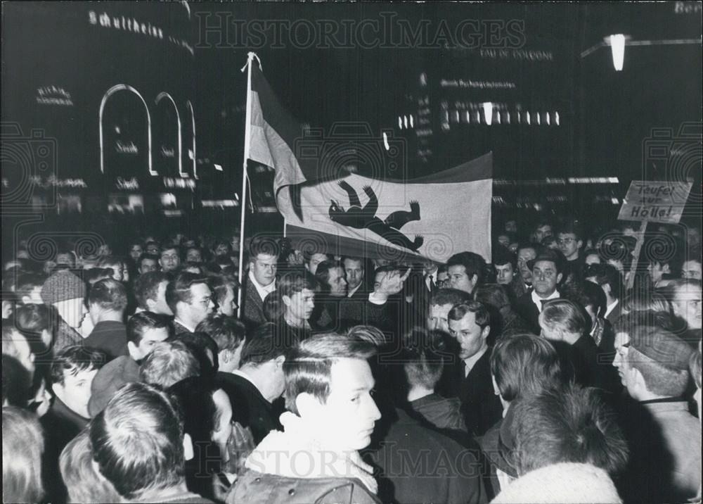 1968 Press Photo International Vietnam Congress Berlin - Historic Images