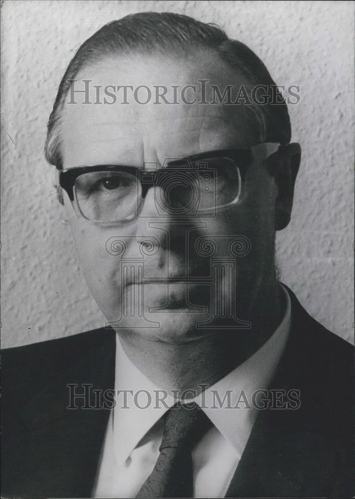 1970 Press Photo Ministerial Director Sahm East Berlin Germany Republic - Historic Images