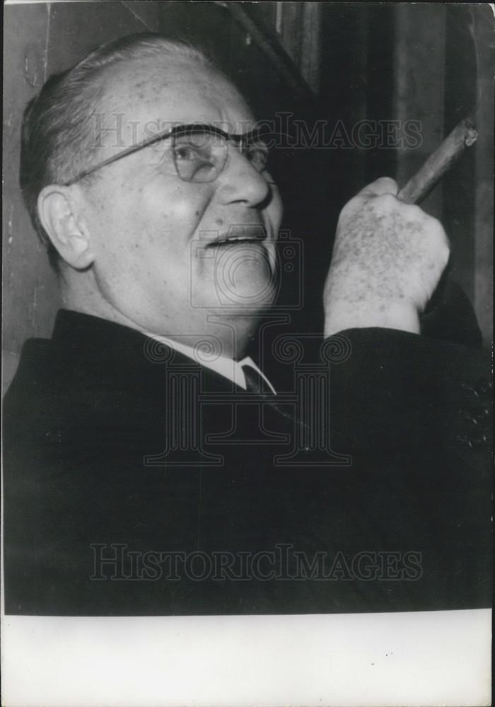 Press Photo Marshal Tito Celebrates 75th Birthday - Historic Images