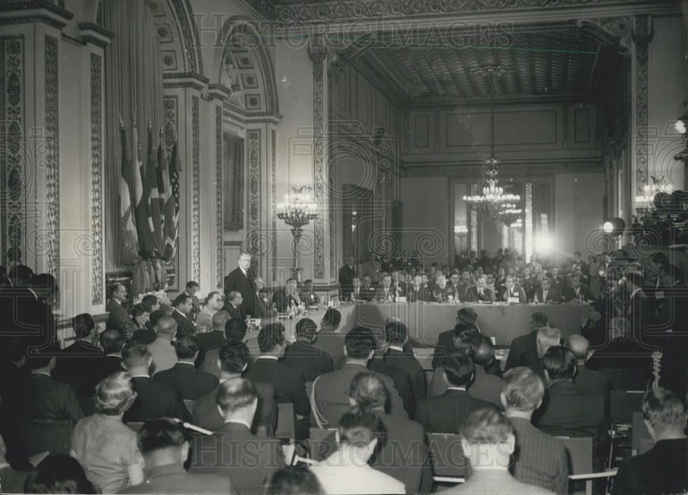 1958 Press Photo Bagdad pact council meeting at Lancaster house - Historic Images