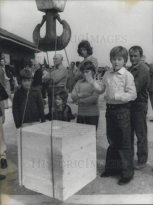 Press Photo Carradp Pesci, Son of Virinus Lisi - Historic Images