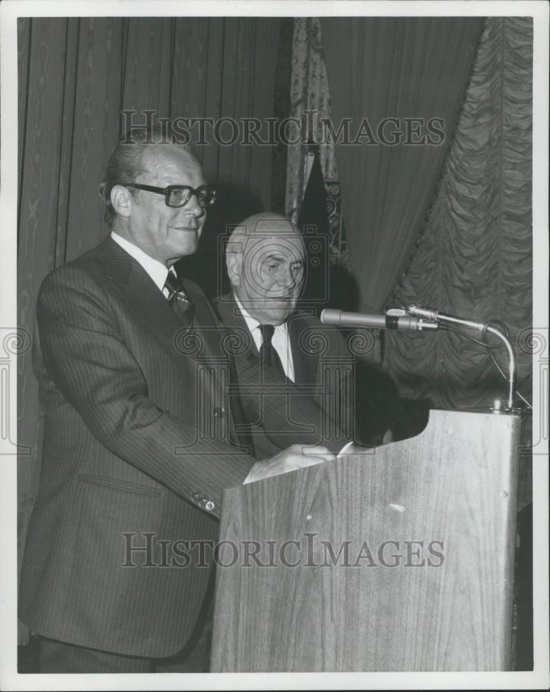 Press Photo The Hon. John J. McCloy&amp; The Honorable Willy Brandt - Historic Images