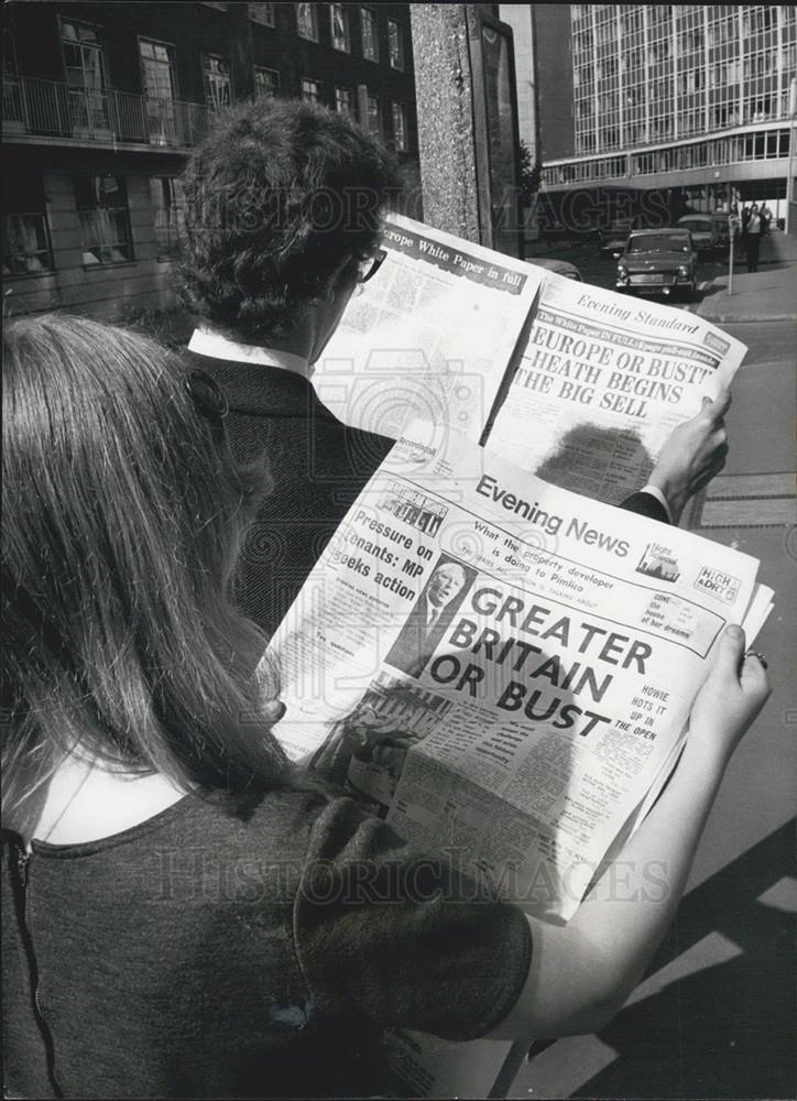 Press Photo GovernmentÃƒÂ¢Ã¢Â¬s White Paper on the Common Market, - Historic Images