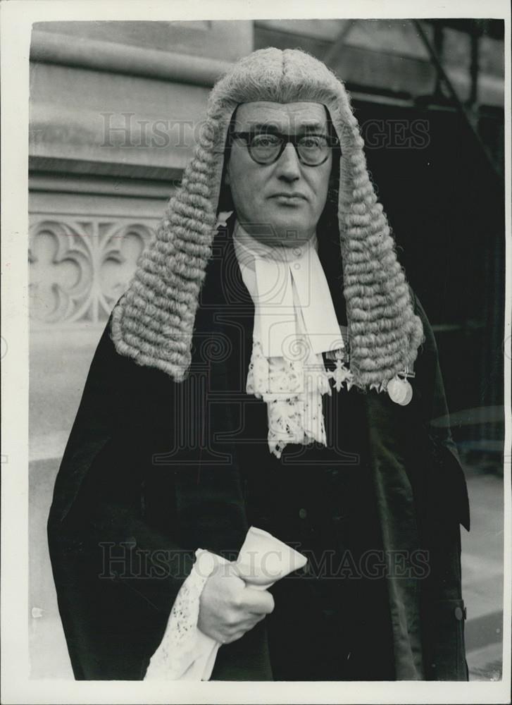 1955 Press Photo Queen&#39;s Counsel ,Mr. Norman G.L. Richards - Historic Images