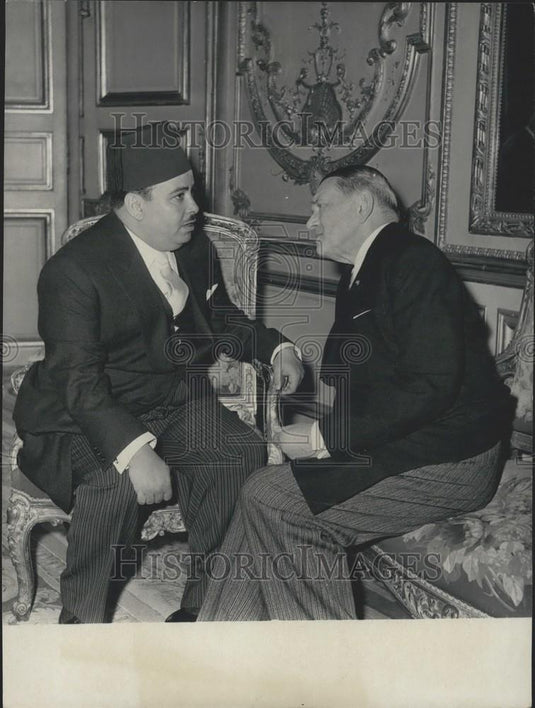 Press Photo Libyan Ambassador to Paris Presents Credentials - Historic Images