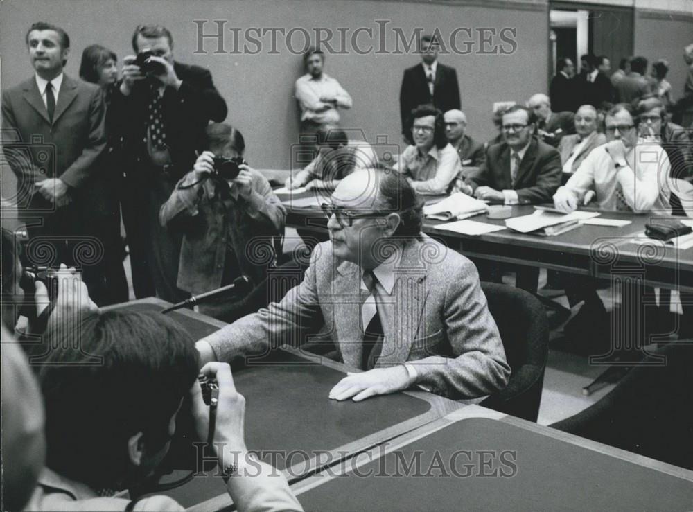 1973 Press Photo Julius Steiner,The former CDU - member - Historic Images