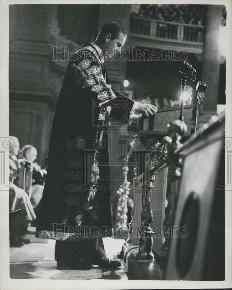 1953 Press Photo Duke Edinburgh University Chancellor - Historic Images