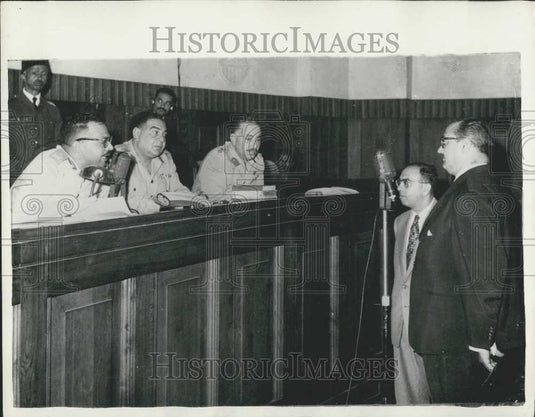 1958 Press Photo Ex-Prince on Trail in Cairo - Historic Images