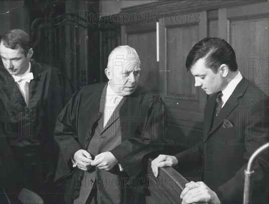 1969 Press Photo Trial Against Josef Bachmann the Assailant of Rudi Dutschke - Historic Images