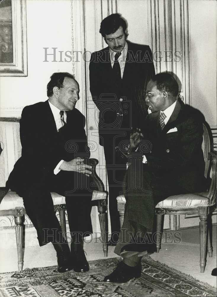 Press Photo Leopold Sedar Senghor Visits Portugal - Historic Images