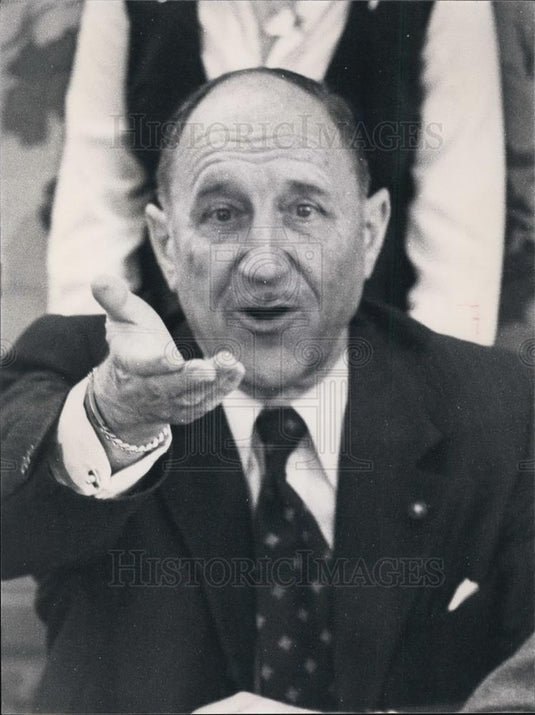 1977 Press Photo General Secretary of the NATO,Joseph Luns - Historic Images