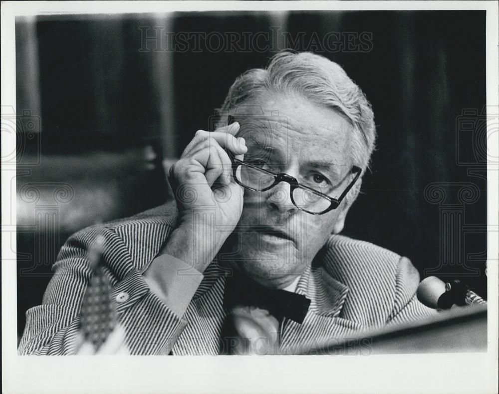 1975 Press Photo Congressman Otis G. Pike - Historic Images