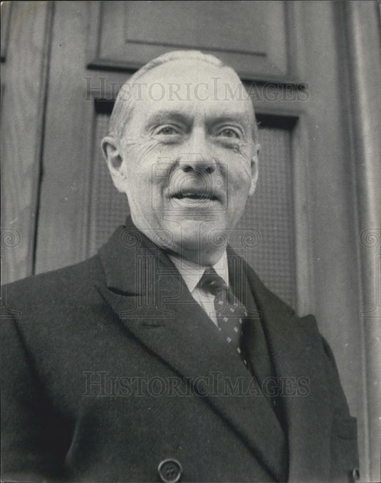 1969 Press Photo Western European Union Meeting Dutch Ambassador Van Roijen - Historic Images