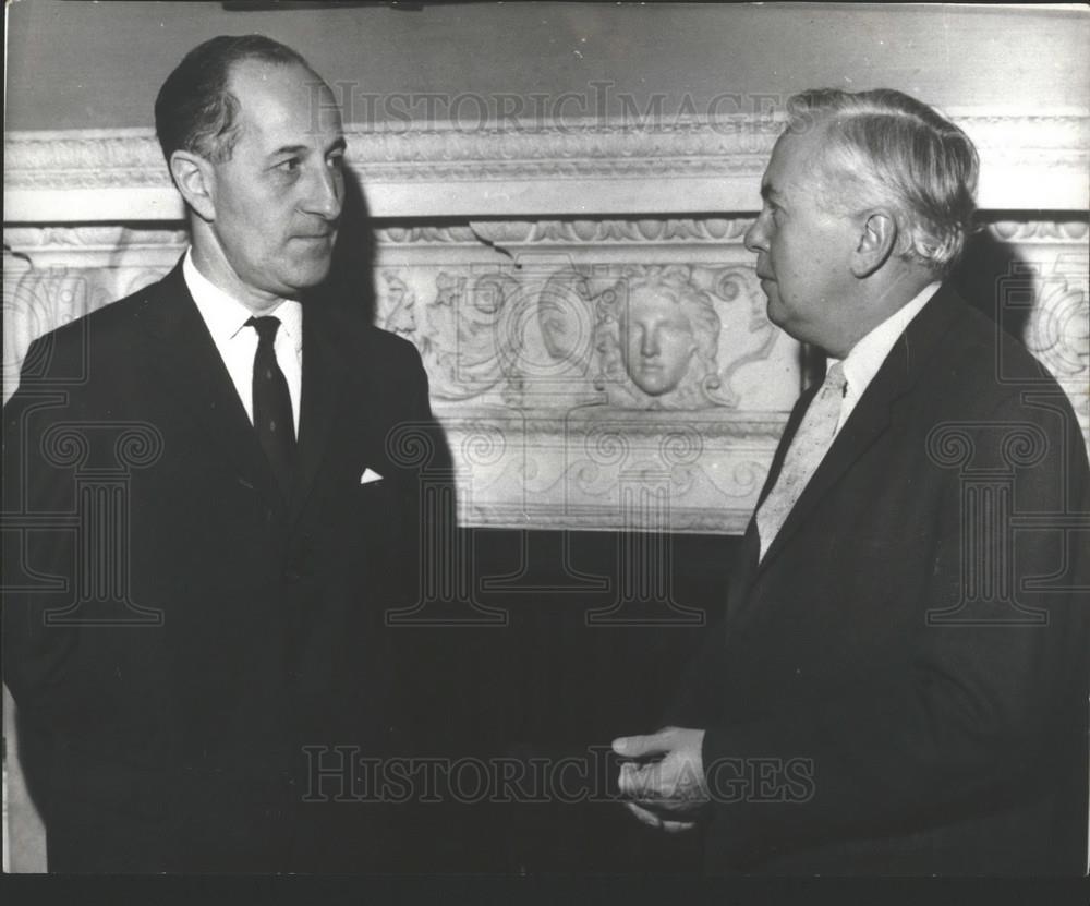 1968 Press Photo Northern Ireland Premier Calls On British Prime Minister - Historic Images