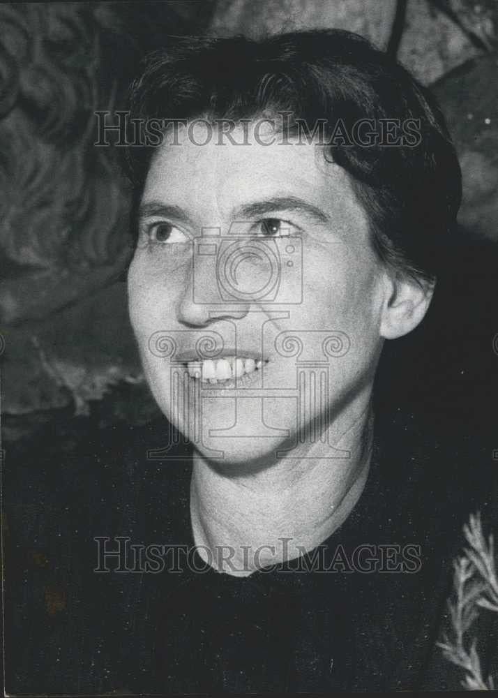 1963 Press Photo Natalia Ginzburg German Writer - Historic Images