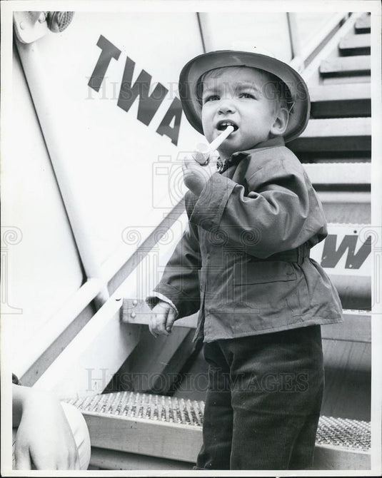 Press Photo Judy O'Grady, TWA, Los Angeles - Historic Images