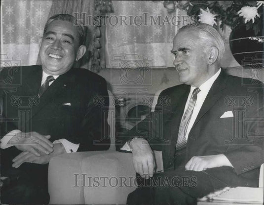 1970 Press Photo British Foreign Secretary Michael Stewart In Tokyo - Historic Images