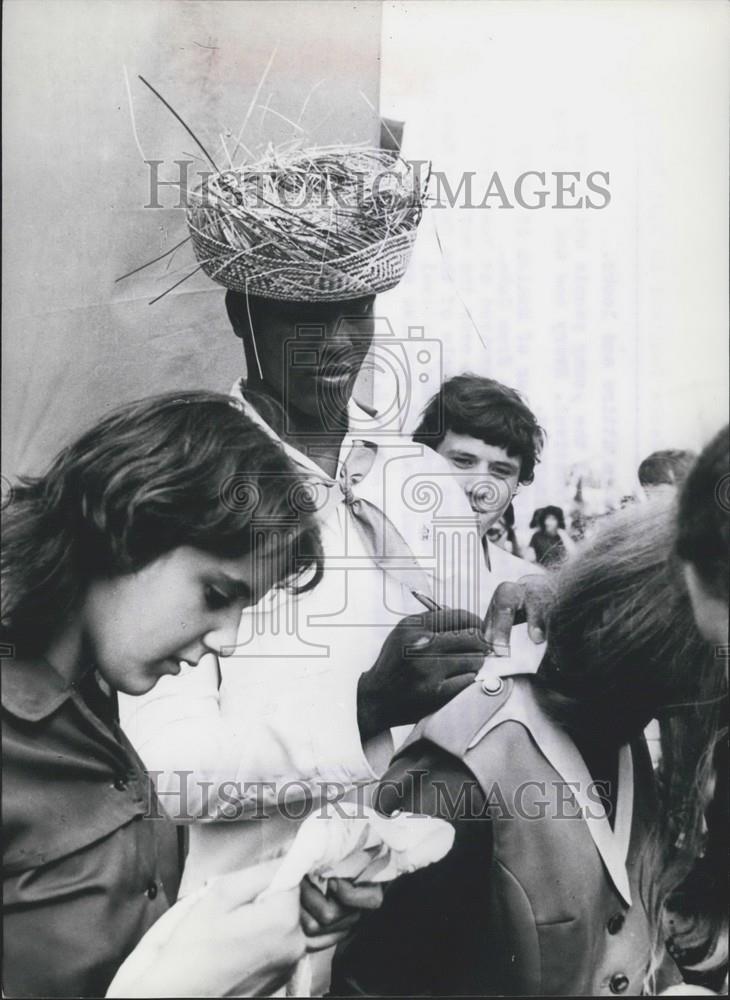 1973 Press Photo 10th World Youth and Students Festival in East Berlin - Historic Images