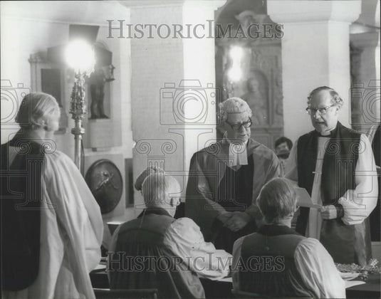 1980 Press Photo New Archbishop of Canterbury Robert Runcie - Historic Images