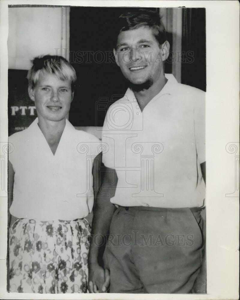 1963 Press Photo Murdered Couple Renata Colschen, Peter Nemitz - Historic Images